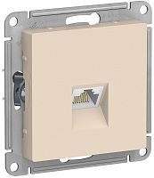 Розетка компьютерная без рамки Systeme Electric AtlasDesign 1-м. RJ45 5e бежевый картинка